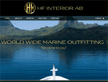 Tablet Screenshot of hfinterior.com